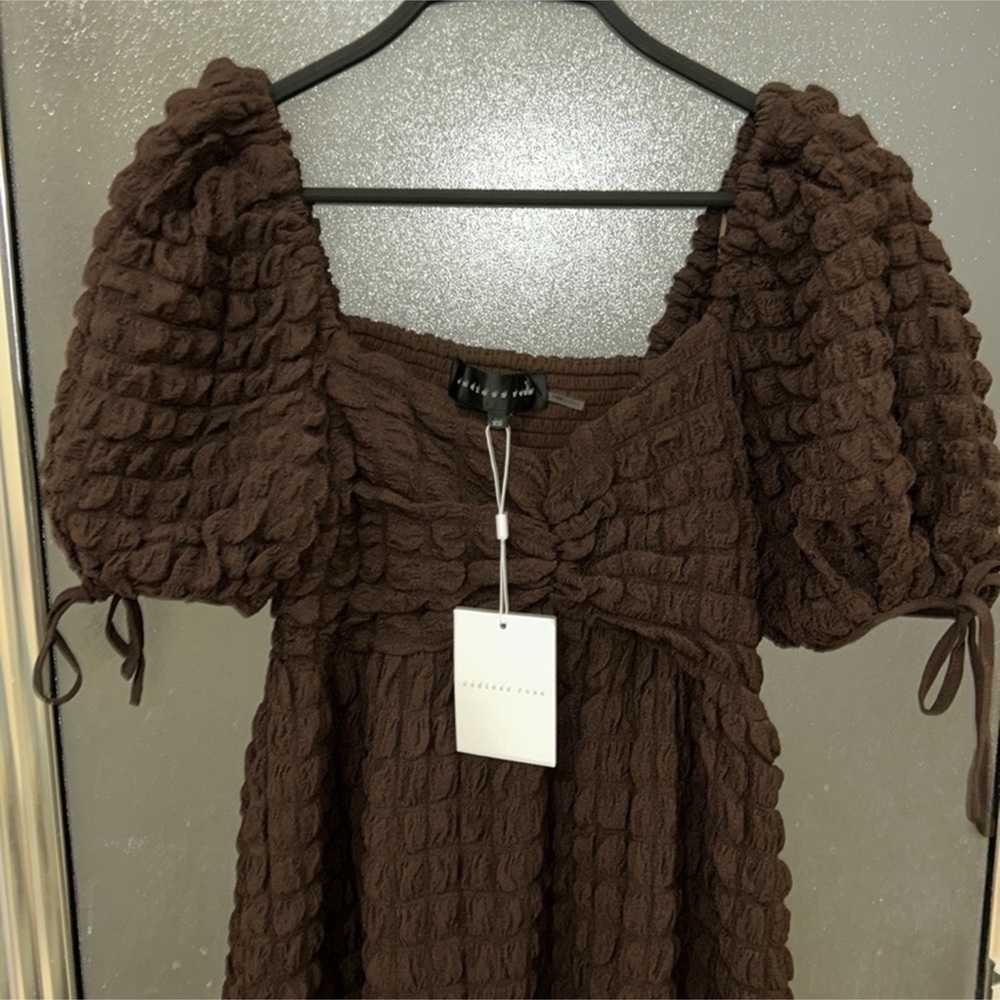 Endless Rose BUBBLE PUFF SLEEVE MAXI DRESS - Picture 15 of 15